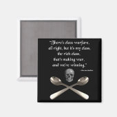 De rijken winnen de klassenstrijd magneet (Voorkant / Achterkant)