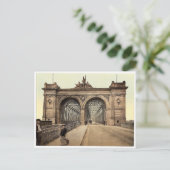 De Rijn Bridge, Mannheim, Baden, Duitsland, zeldza Briefkaart (Staand voorkant)