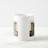 De Rijn Bridge, Mannheim, Baden, Duitsland, zeldza Koffiemok (Center)