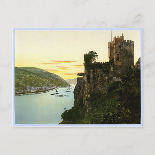 De Rijn Duitsland Briefkaart (Voorkant)