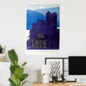De Rijn |  Duitsland reisposter Poster (Thuiskantoor)
