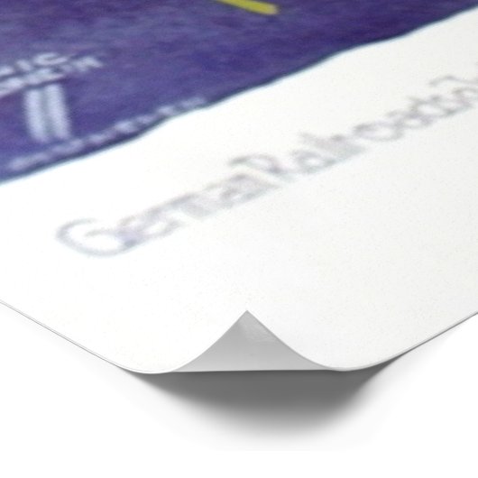 De Rijn | Duitsland reisposter Poster (Hoek)