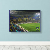 De rijzende zon boven Europa - Choreografie Canvas Afdruk (Insitu (Houten vloer))