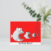 De rimpeleffect. briefkaart (Staand voorkant)