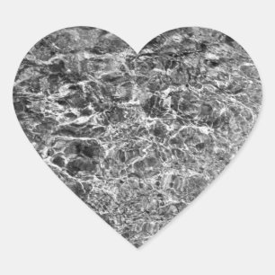 De Rimpelingen van het Water van de rivier Hart Sticker