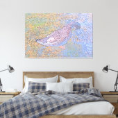 De rimpels canvas afdruk (Insitu (Slaapkamer))