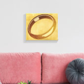 De ring canvas afdruk (Insitu (Woonkamer))