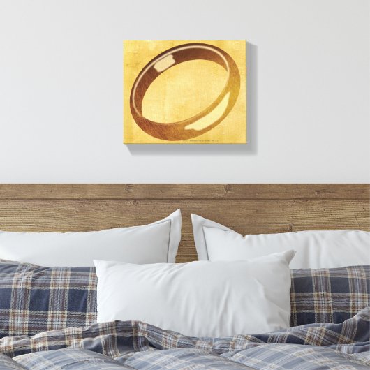 De ring canvas afdruk (Insitu (Slaapkamer))