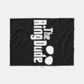 De Ring Dude Bowtie Ring Drager Wedding Groom Bes Fleece Deken (Voorkant (Horizontaal))