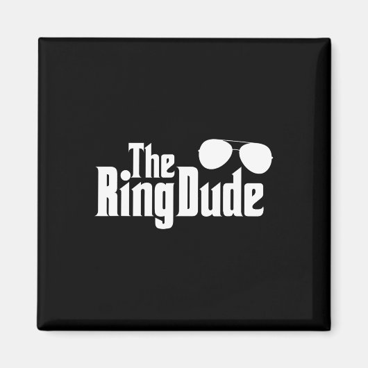 De Ring Dude Bowtie Ring Drager Wedding Groom Bes Magneet (Voorkant)