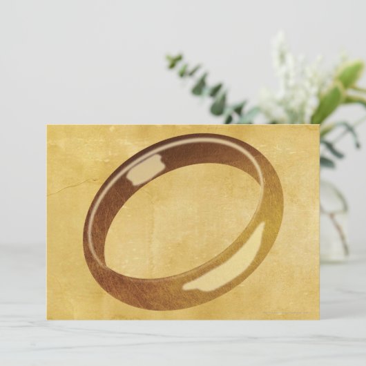 De ring kaart (Staand voorkant)