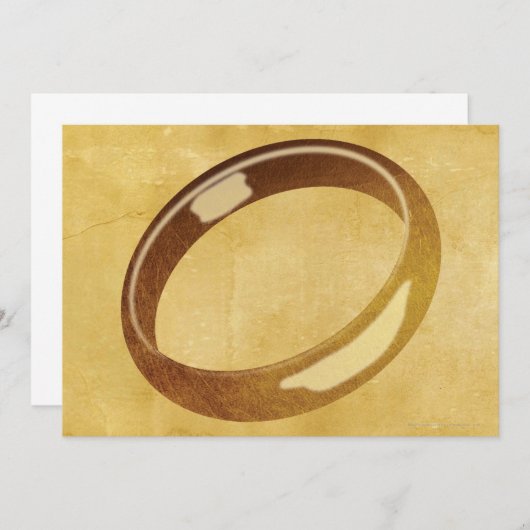 De ring kaart (Voorkant / Achterkant)