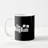 De Ring Man Bowtie Ringdrager Trouw Bruidegom Koffiemok (Links)