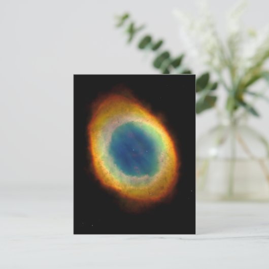 De Ring Nebula M57 NASA Briefkaart (Staand voorkant)