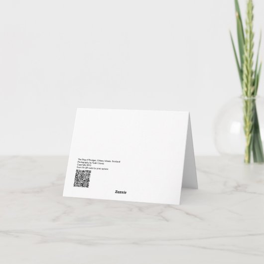 De Ring van Brodgar! Kaart (Achterkant)