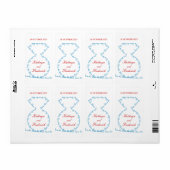 de Ring van de Diamant van TIF van fatfatin sparen Etiket (Full Sheet)