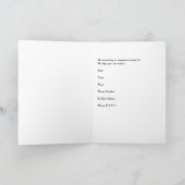 De Ring van de Kaart van de Uitnodiging van de Par (Binnen)