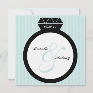 De Ring van het verloving sparen de Uitnodigingen 