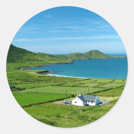De ring van Kerry Ronde Sticker (Voorkant)