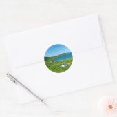 De ring van Kerry Ronde Sticker (Envelop)