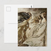“De Ring - Werp hem weg” door Arthur Rackham Briefkaart (Voorkant / Achterkant)