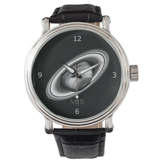 De ringen van de gasreuzel Saturnus - afbeelding v Horloge (Voorkant)