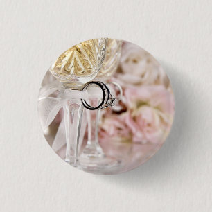 De Ringen van het Boeket van het huwelijk Ronde Button 3,2 Cm