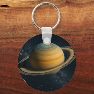 De ringen van Saturnus - kosmische Sleutelhanger