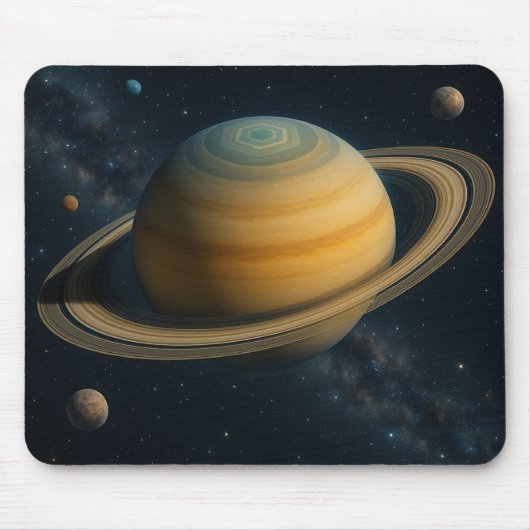 De Ringen van Saturnus Mouse Mat Muismat (Voorkant)
