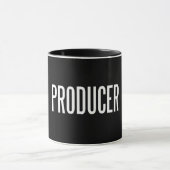 De ringer mok van de producent 11 oz (Zwarte Uitga (Midden)