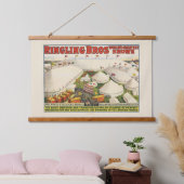De Ringling Bros. circus Hangend Wandkleed (Slaapkamer)