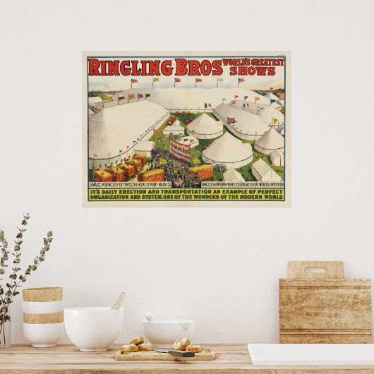 De Ringling Bros. circus Poster (Keuken)