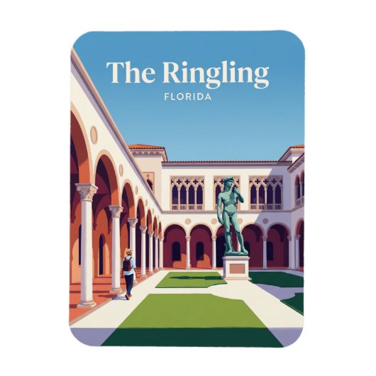 De Ringling USA Magneet (Verticaal)