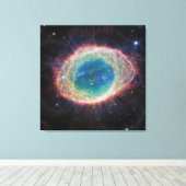 De ringnevel | JWST NIRCam | Ruimte Canvas Afdruk (Insitu (Houten vloer))