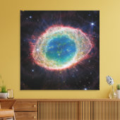De ringnevel | JWST NIRCam | Ruimte Canvas Afdruk (Insitu (Woonkamer))