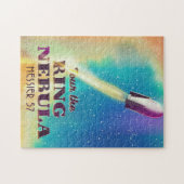 De Ringnevel (Messier 57) Poster voor ruimtereizen Legpuzzel (Horizontaal)