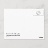 De Rings van de planeet Briefkaart (Achterkant)