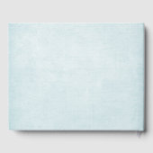 De Rings van het huwelijk en Seashell in Zand Gastenboek (Achterkant)