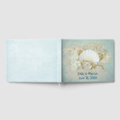 De Rings van het huwelijk en Seashell in Zand Gastenboek (Volledig)