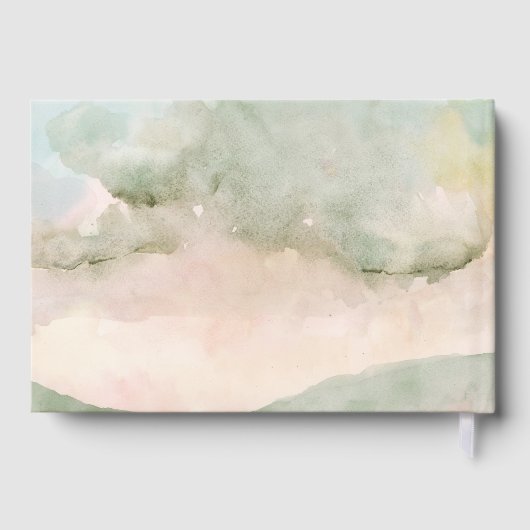 De Rings van het huwelijk in Seashell en Zand Gastenboek (Achterkant)