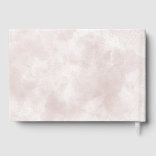 De Rings van het huwelijk in Seashell en Zand Gastenboek (Achterkant)