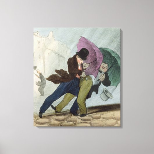 De ringweg van de "Flibustiers Parisiens" Canvas Afdruk (Voorkant)