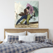 De ringweg van de "Flibustiers Parisiens" Canvas Afdruk (Insitu (Slaapkamer))