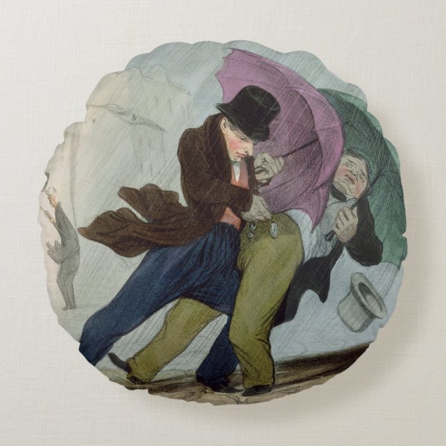 De ringweg van de "Flibustiers Parisiens" Rond Kussen (Voorkant)