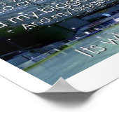 "De RINK is waar ik thuishoor" poster (Hoek)