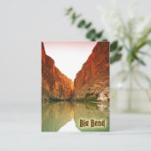 De Rio Grande, Big Bend NP, Texas Briefkaart (Staand voorkant)