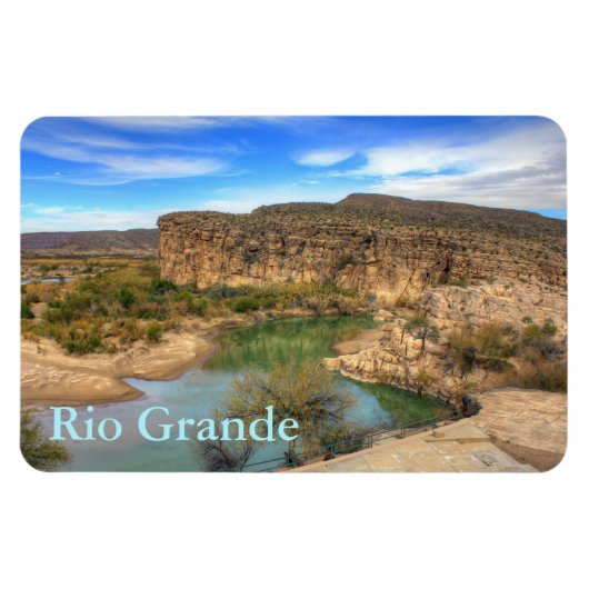 De Rio Grande Magnet over het hoofd zien Magneet (Horizontaal)