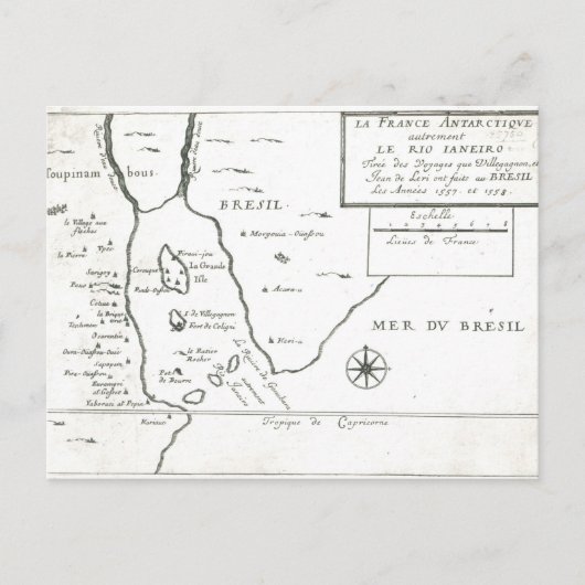 De Rio Ianeiro Briefkaart (Voorkant)