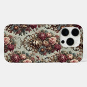 🌺 De Riot tot Bloei – Gotische Barokke Bloemen Case-Mate iPhone Case (Achterkant (horizontaal))