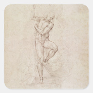 De Risen Christus Vierkante Sticker